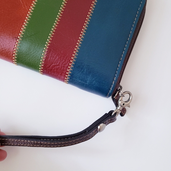 Vintage Fossil Large Leather Travel Wallet - Picture 6 of 16